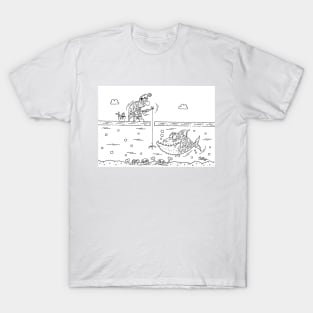 winter fishing T-Shirt